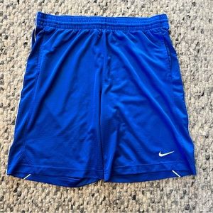 Nike Men’s Basketball Shorts Large Blue